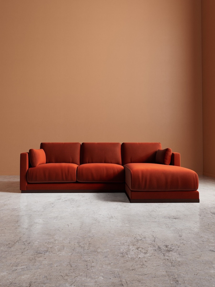 Swoon Harissa Alesund Easy Velvet Right Hand Corner Sofa - Image 2 of 6 Swoon Harissa Alesund Easy Velvet Right Hand Corner Sofa - Image 2 of 6
