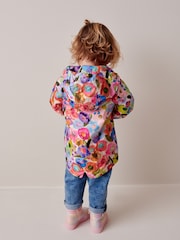 Multi Floral Shower Resistant Printed Cagoule (3mths-7yrs) - Image 3 of 9