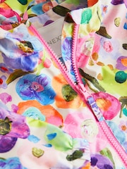 Multi Floral Shower Resistant Printed Cagoule (3mths-7yrs) - Image 8 of 9