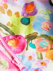 Multi Floral Shower Resistant Printed Cagoule (3mths-7yrs) - Image 9 of 9