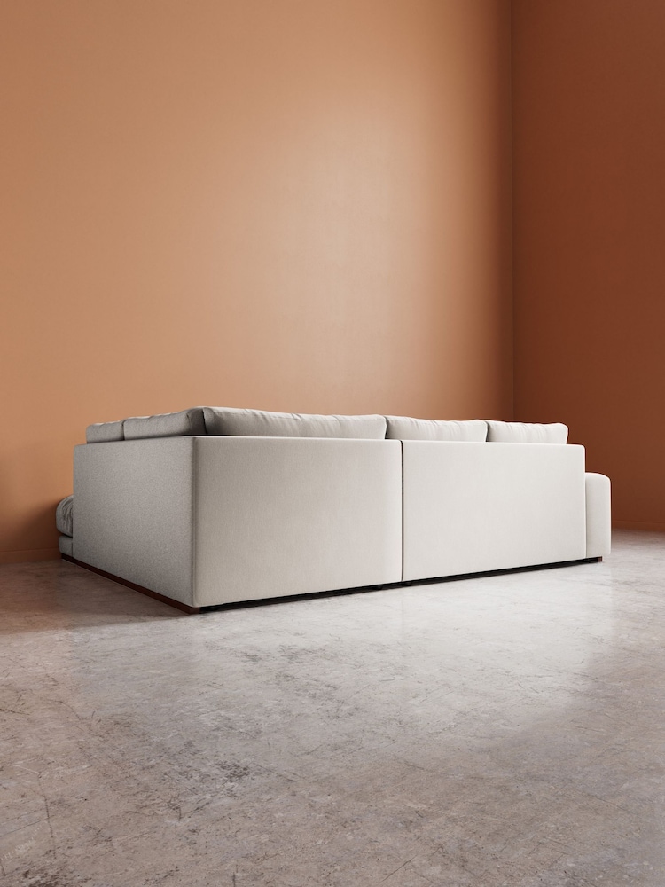 Swoon Ecru Denver Easy Velvet Right Hand Corner Sofa - Image 6 of 6 Swoon Ecru Denver Easy Velvet Right Hand Corner Sofa - Image 6 of 6