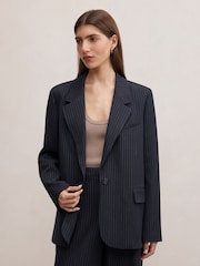 Blazer à rayures Paloma à simple boutonnage de Forever New - Image 1 sur 5