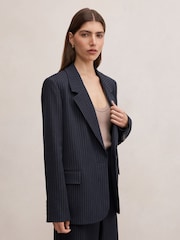 Blazer à rayures Paloma à simple boutonnage de Forever New - Image 4 sur 5