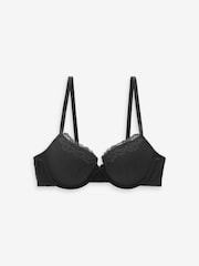 Schwarz - Push Up Padded Balcony Bra A-DD - Image 6 of 6