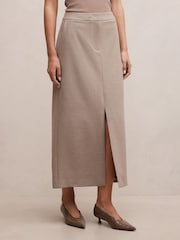 Forever New Natural Maya Column Skirt - Image 4 of 5