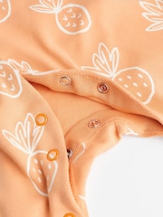 Bright Palm Print Baby Cotton Sleepsuits 5 Pack (0-2yrs) - Image 11 of 13