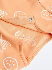 Bright Palm Print Baby Cotton Sleepsuits 5 Pack (0-2yrs) - Image 9 of 13