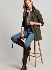 Joules Green Montford Waxed Coast Jacket - Image 1 of 6
