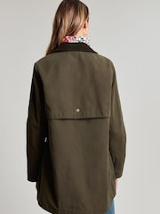 Joules Green Montford Waxed Coast Jacket - Image 2 of 6