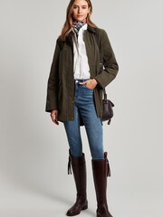 Joules Green Montford Waxed Coast Jacket - Image 3 of 6
