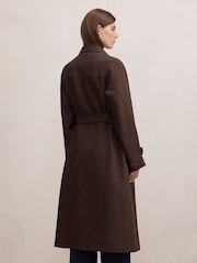 Forever New Brown Florence Funnel Neck Trench Coat - Image 2 of 5