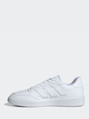 adidas Off White Courtblock Trainers - Image 2 of 9