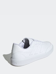 adidas Off White Courtblock Trainers - Image 4 of 9
