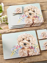 Komplet 4 Charlie Cockapoo Placemats and Coasters - Slika 2 iz 4