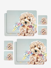 Komplet 4 Charlie Cockapoo Placemats and Coasters - Slika 4 iz 4