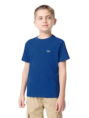 Lacoste Blue Core T-Shirt - Image 3 of 5