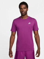 Nike Dark Purple Club T-Shirt - Image 1 of 10