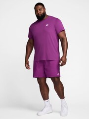 Nike Dark Purple Club T-Shirt - Image 10 of 10