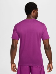 Nike Dark Purple Club T-Shirt - Image 2 of 10