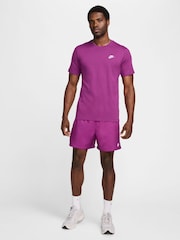 Nike Dark Purple Club T-Shirt - Image 5 of 10