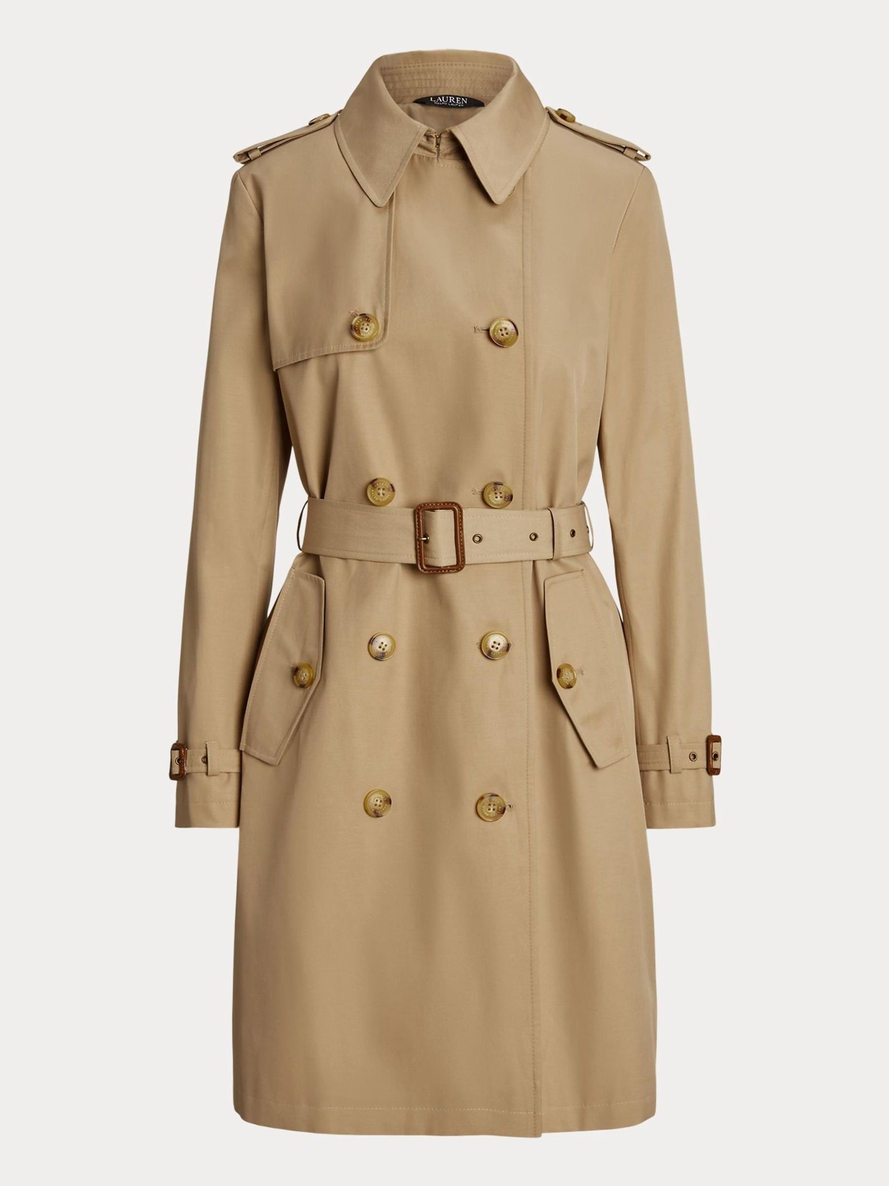 Buy Lauren Ralph Lauren Double Breasted Belted Trench Coat from Next Luxembourg