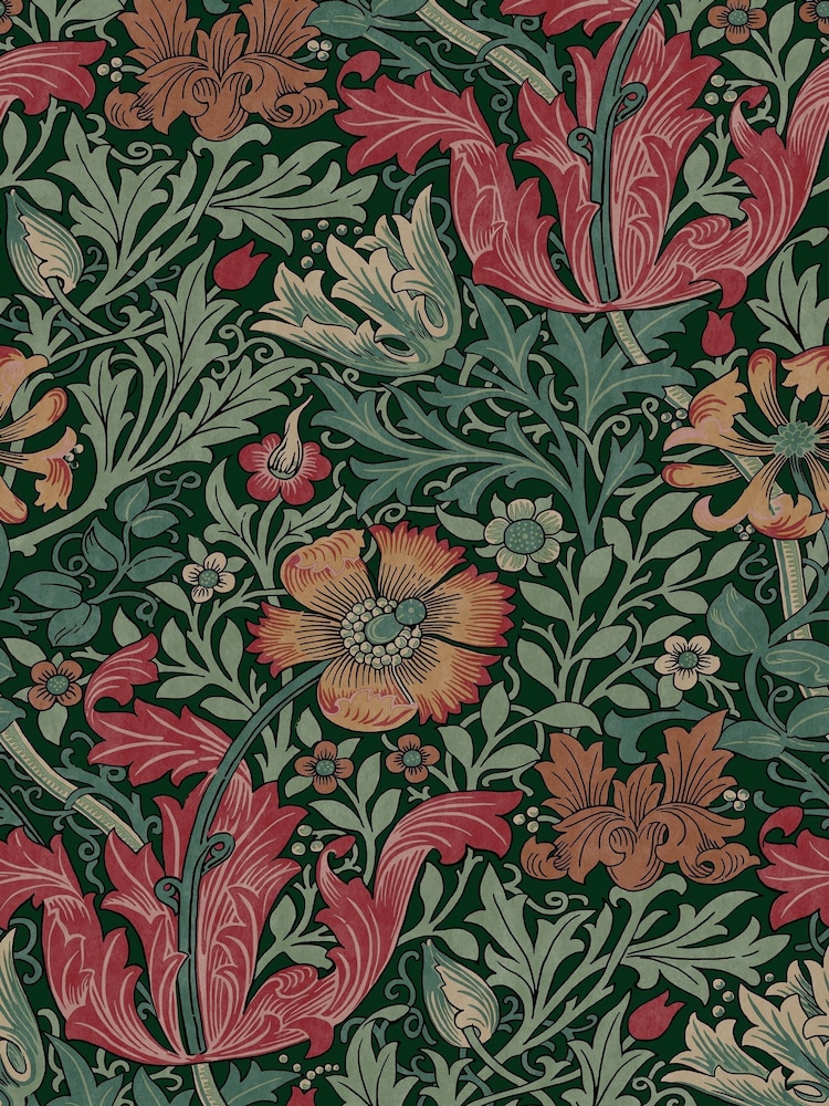 William Morris At Home Privet Green Compton 10M Wallpaper - Image 2 of 5 William Morris At Home Privet Green Compton 10M Wallpaper - Image 2 of 5