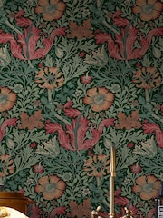 William Morris At Home Privet Green Compton 10M Wallpaper - Image 5 of 5