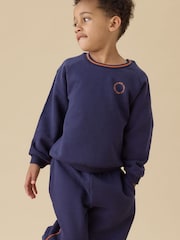 KIDLY by MORI Blue Supersoft Pull Up Joggers - Image 2 of 4