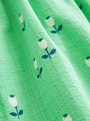 Bright Green Wrap Jersey Dress (3mths-7yrs) - Image 7 of 7