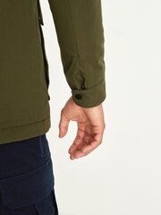 Khaki Green Four Pocket Water Resistant Coat - Image 6 of 13