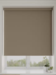 Taupe Brown Eva Made To Measure Blackout Roller Blind - Image 1 of 3