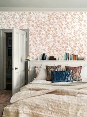 Clarissa Hulse Blush  Rose Gold Virginia Creeper 10M Wallpaper - Image 1 of 3