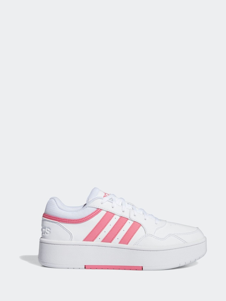 Hvit/Rosa - adidas HOOPS 3.0 BOLD W - Bilde 1 av 9