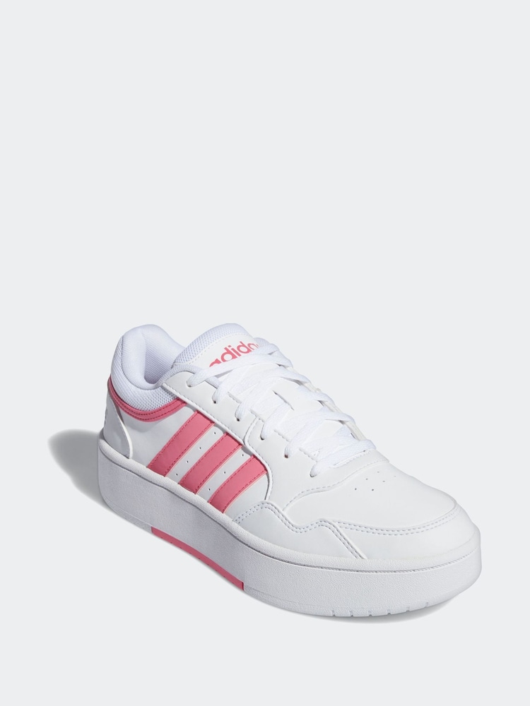 לבן/ורוד - Adidas נעליים, דגם HOOPS 3.0 BOLD W - Image 4 of 9