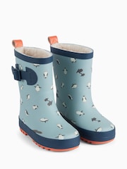 KIDLY by MORI Blue Long Wellies - Image 1 of 3