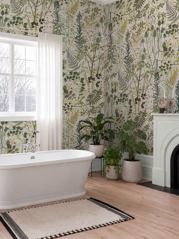 Clarissa Hulse Sage Serendipity 10M Wallpaper - Image 1 of 3