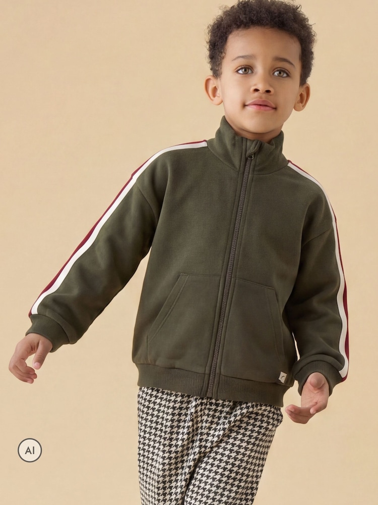 KIDLY by MORI Supersoft Zip Through Track Top - Bild 1 von 3
