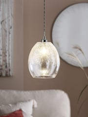 Clear Isla Ombre Easy Fit Lamp Shade - Image 1 of 7