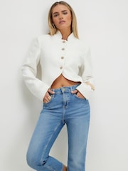 Vaqueros capri acampanados petite de River Island - Imagen 3 de 5