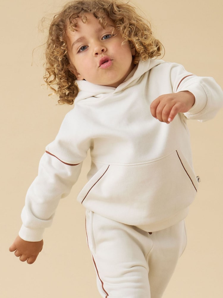 KIDLY by MORI Cream Supersoft Oversized Hoodie - Image 1 of 3 KIDLY by MORI Cream Supersoft Oversized Hoodie - Image 1 of 3