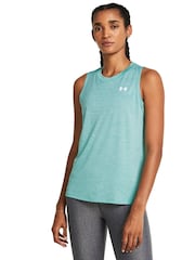 Under Armour Turquoise Blue Tech Twist Tank - Image 1 of 4
