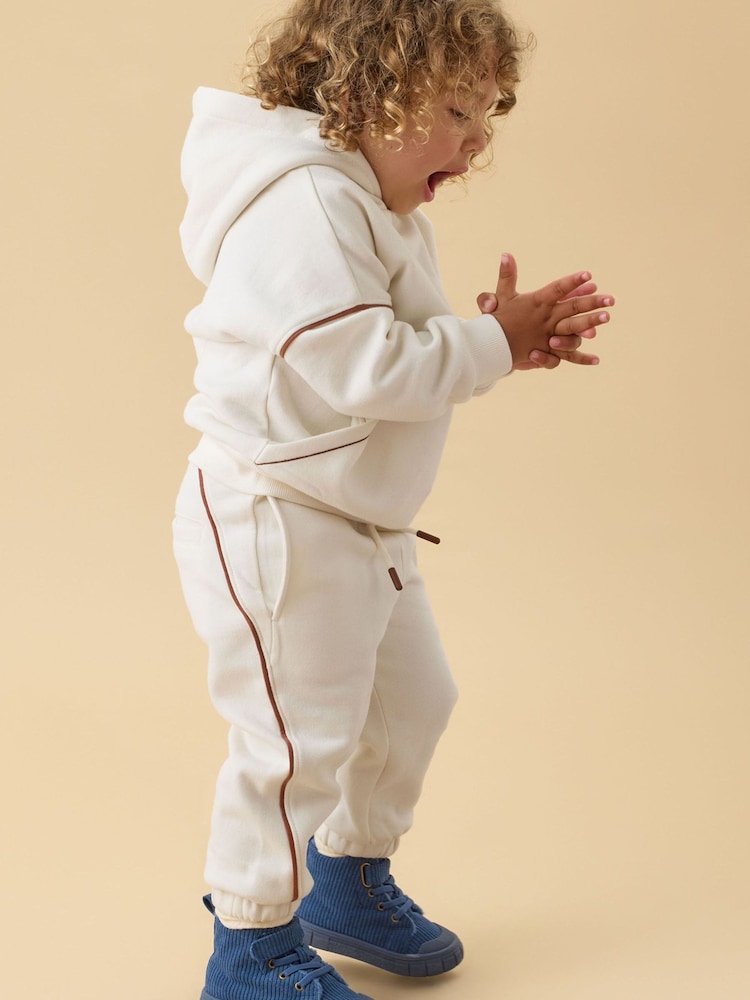 KIDLY by MORI Cream Supersoft Oversized Joggers - Image 2 of 5 KIDLY by MORI Cream Supersoft Oversized Joggers - Image 2 of 5