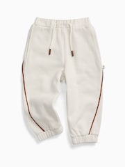 KIDLY by MORI Cream Supersoft Oversized Joggers - Image 4 of 5