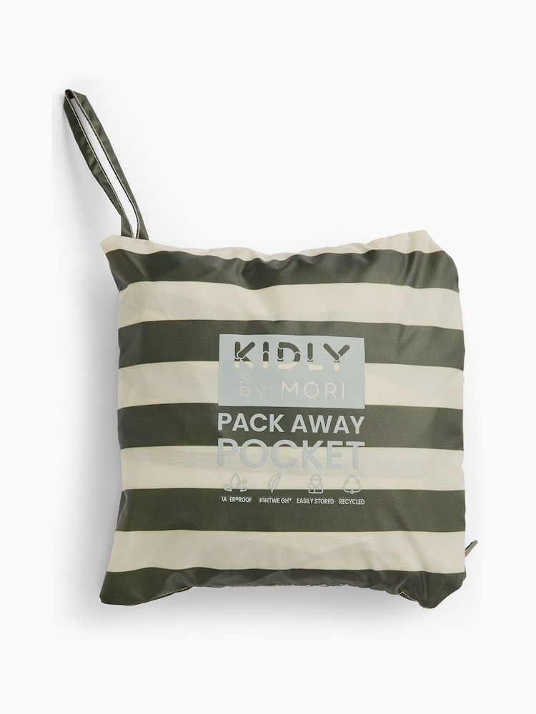Grün - KIDLY by MORI Packaway Puddlesuit - Bild 6 von 6