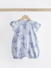 Pink/Blue character Baby Rompers 3 Pack - Image 2 of 9
