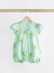 Pink/Blue character Baby Rompers 3 Pack - Image 4 of 9