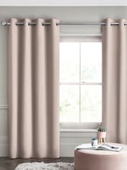 Blush Pink Textured Made To Measure Curtains - Image 1 of 4