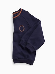 KIDLY by MORI Blue Supersoft Jersey Sweatshirt - Image 4 of 4