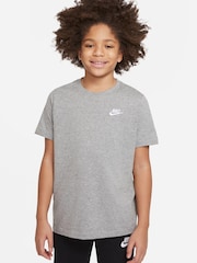 Nike Grey Futura T-Shirt - Image 1 of 6