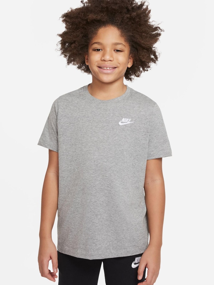 Nike Grey Futura T-Shirt - Image 1 of 6